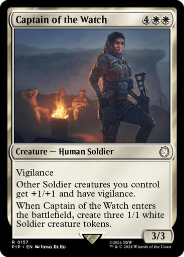 Magic Single - Captain of the Watch, Foil (PIP)