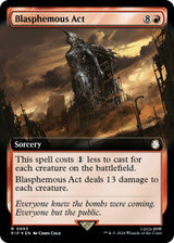 Magic single - Blasphemous Act (Extended Art) (Surge Foil)