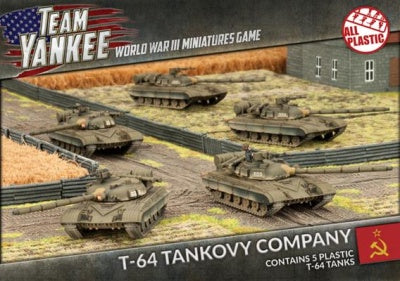 T-64 Tank Company (x5) (Plastic)