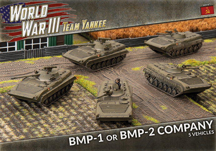 BMP-1 or BMP-2 Company (WWIII x5 Tanks Plastic)