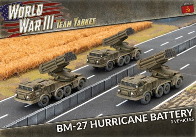 BM-27 Hurricane Rocket Launcher Battery