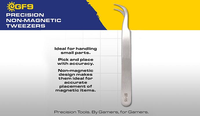 GF9 - Precision Non-magnetic Tweezers