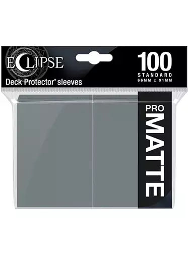 Eclipse Matte Sleeves (100, Standard Size) Grey