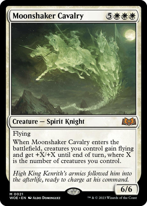 Magic single - Moonshaker Cavalry (foil)