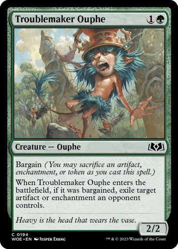 Magic Single - Troublemaker Ouphe, Foil (WOE)