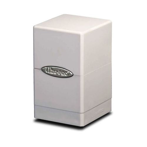 Satin tower deck box-White