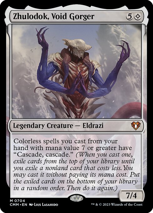 Preview image for the Zhulodok, Void Gorger single card for the collectable card game Magic: The Gathering.