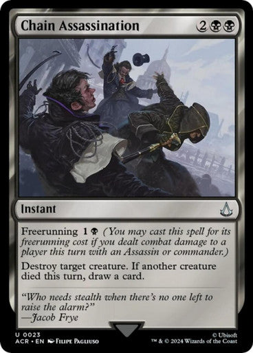 (Foil)Magic single - Chain Assassination (ACR)