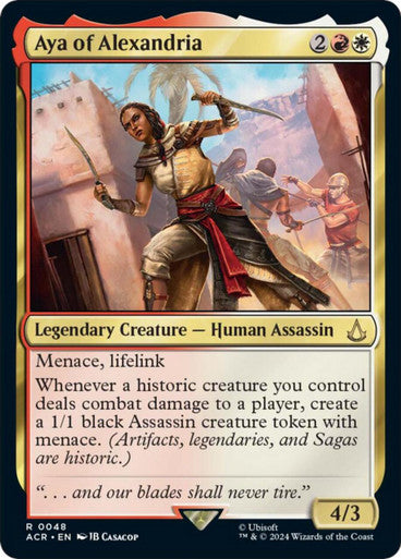 Magic Single - Aya of Alexandria, Foil (ACR)