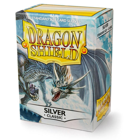 Dragon Shield - Silver Classic - 100 Standard size sleeves