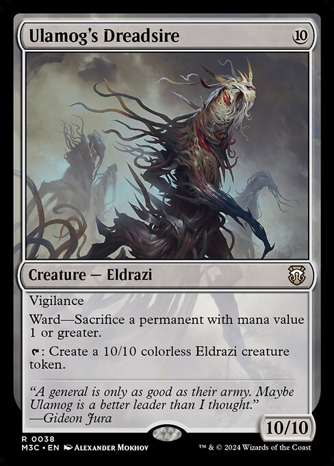 Preview image for the Ulamog's Dreadsire single card for the collectable card game Magic: The Gathering.