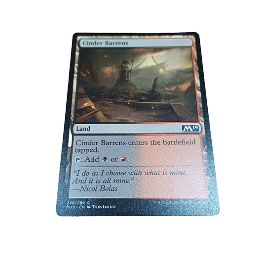 Magic single - Cinder Barrens (M19)