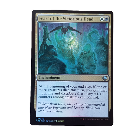 (FOIL) Magic Single - Feast of the Victorious Dead (MAT)