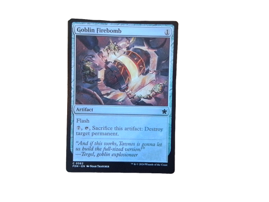 Magic Single - Goblin Firebomb(FDN)