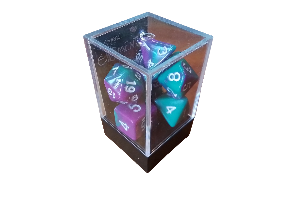 Elemental poly dice - joker