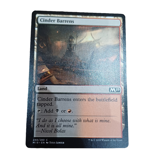 Magic Single - Cinder Barrens (M19)