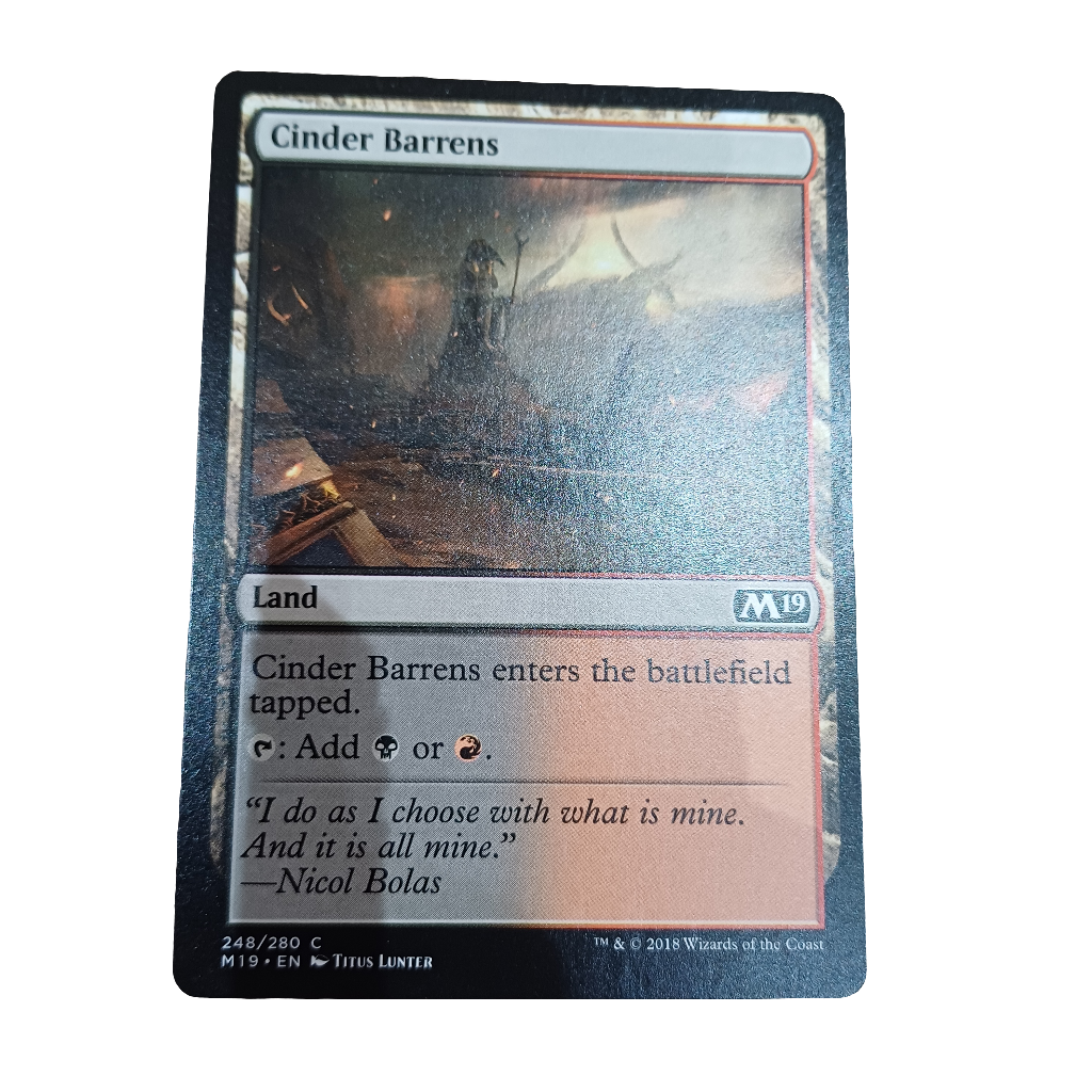 Magic Single - Cinder Barrens (M19)
