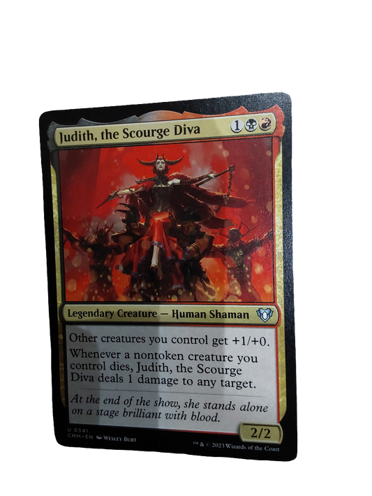 (Foil) Magic Single - Judith, the Scourge Diva (CMM)