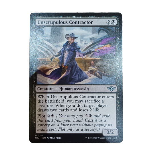 (FOIL) Magic Single - Unscrupulous Contractor (OTJ)