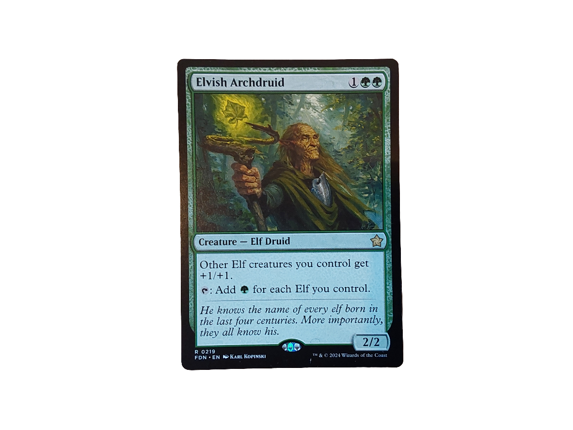 Magic Single - Elvish Archdruid (FDN)