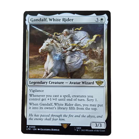 Magic Single - Gandalf, White Rider (LTR)