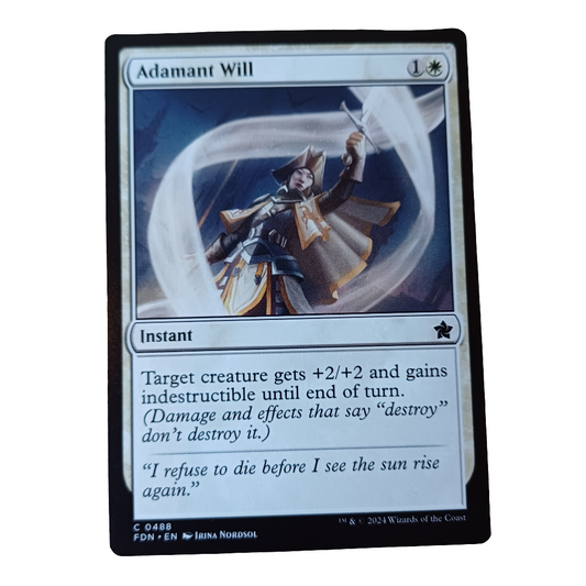 Magic single - Adamant Will (FDN)