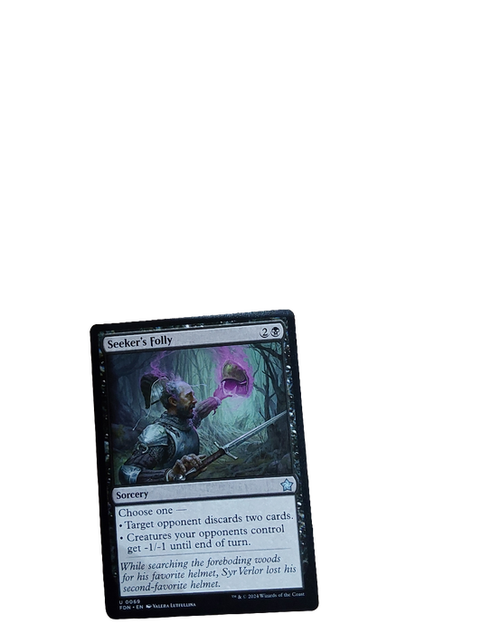 Magic Single - Seeker's Folly (FDN)