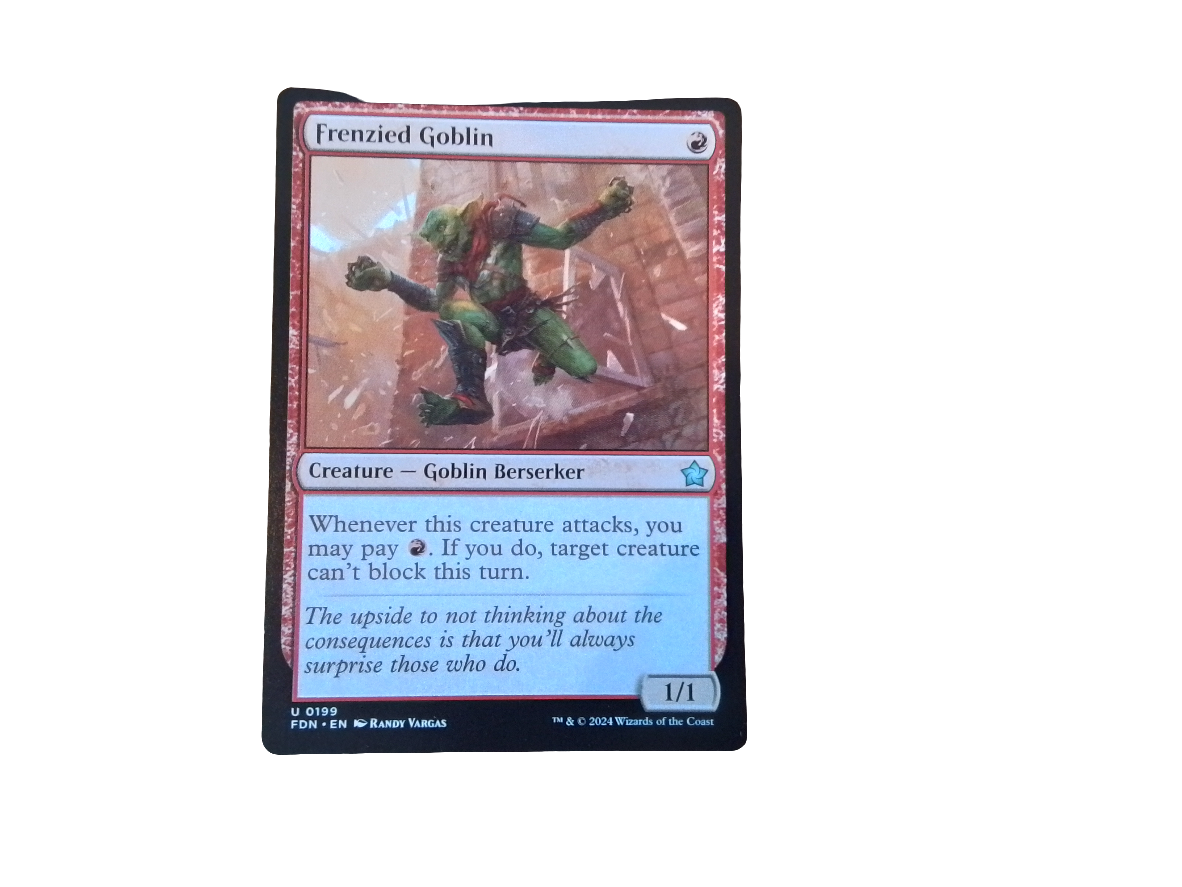 Magic Single - Frenzied Goblin(FDN)
