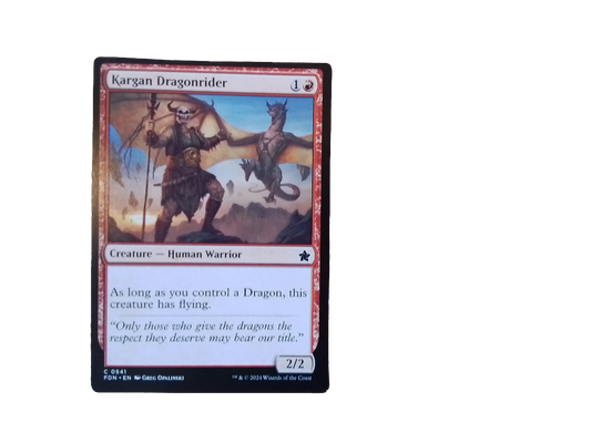 Magic Single - Kargan Dragonrider(FDN)