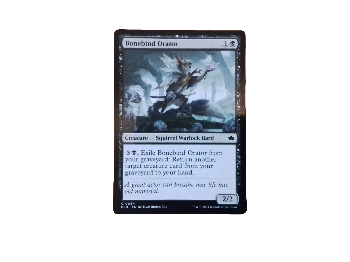 Magic Single - Bonebird Orator (BLB)