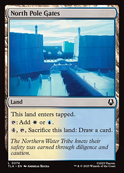 Preview image for the North Pole Gates single card for the collectable card game Magic: The Gathering.