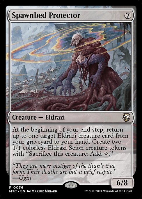 Preview image for the Spawnbed Protector single card for the collectable card game Magic: The Gathering.