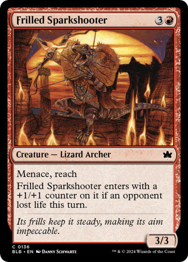Magic Single - Frilled Sparkshooter, Foil (BLB)