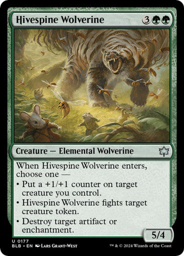 Magic Single - Hivespine Wolverine (BLB)
