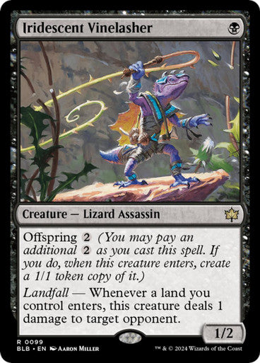 Magic single - Iridescent Vinelasher (BLB)
