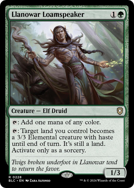 Magic Single - Llanowar Loamspeaker (BLC)