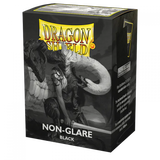 Dragon Shield – Matte NonGlare – Black - 100 Standard size sleeves