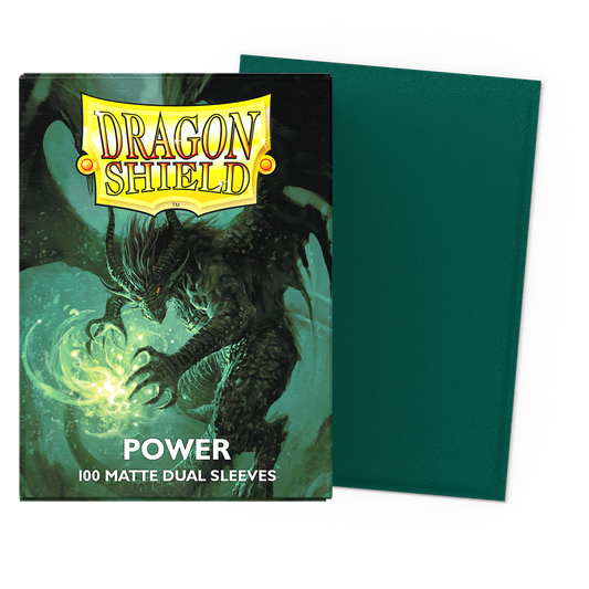 Dragon Shield - Power Matte - 100 Standard size sleeves