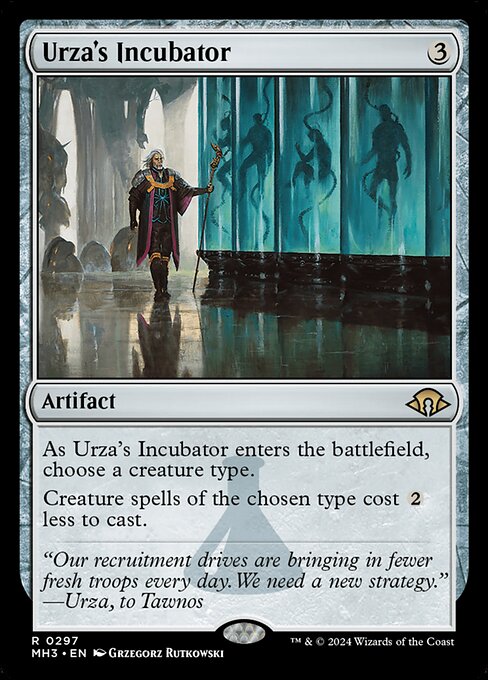 Preview image for the Urza's Incubator single card for the collectable card game Magic: The Gathering.