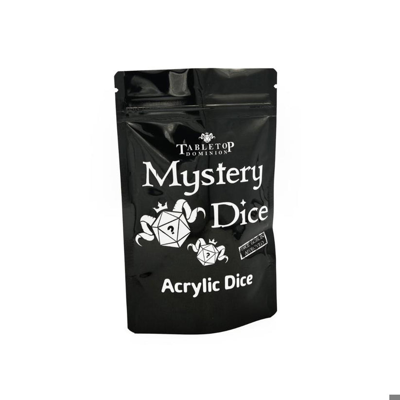 Acrylic Mystery Dice Bag