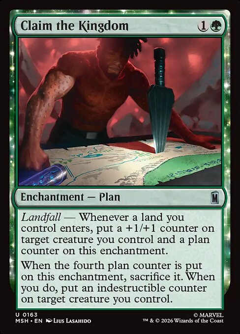 Preview image for the Claim the Kingdom single card for the collectable card game Magic: The Gathering.