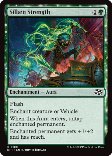 (FOIL) Magic Single - Silken Strength (DFT)