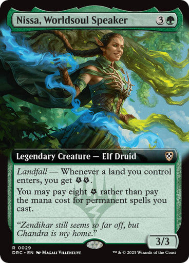 Magic Single -Nissa, Worldsoul Speaker (Extended Art) (DRC)