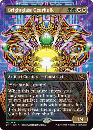 Magic Single - Brightglass Gearhulk (Borderless Art) (DFT)