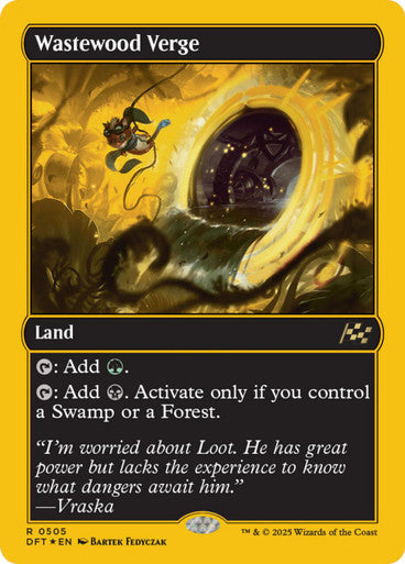 Magic Single - Wastewood Verge (First-Place Foil) (DFT)