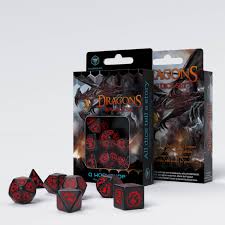 Dragons RPG Dice Set: Onyx