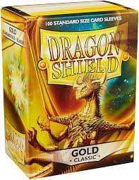 Dragon Shield - Gold Classic - 100 Standard size sleeves