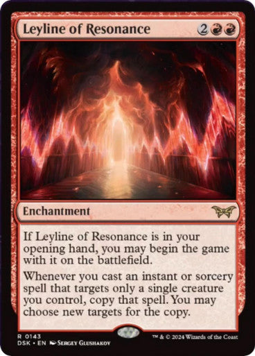 (FOIL) Magic Single leyline of resonance  (DSK)