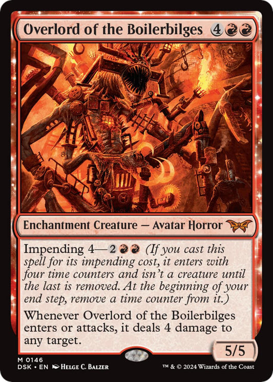 (FOIL) Magic Single - Overlord of the Boilerbilges(DSK)