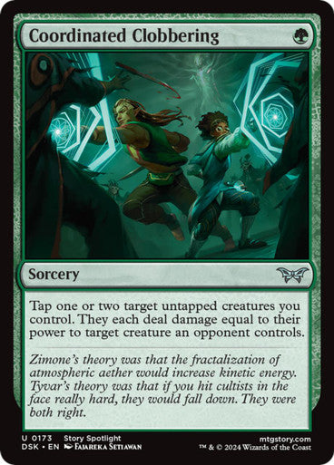 Magic Single - Coordinated Clobbering, Foil (DSK)